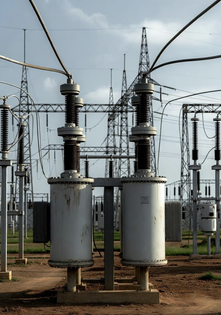High-voltage substation / industrial OT infrastructure