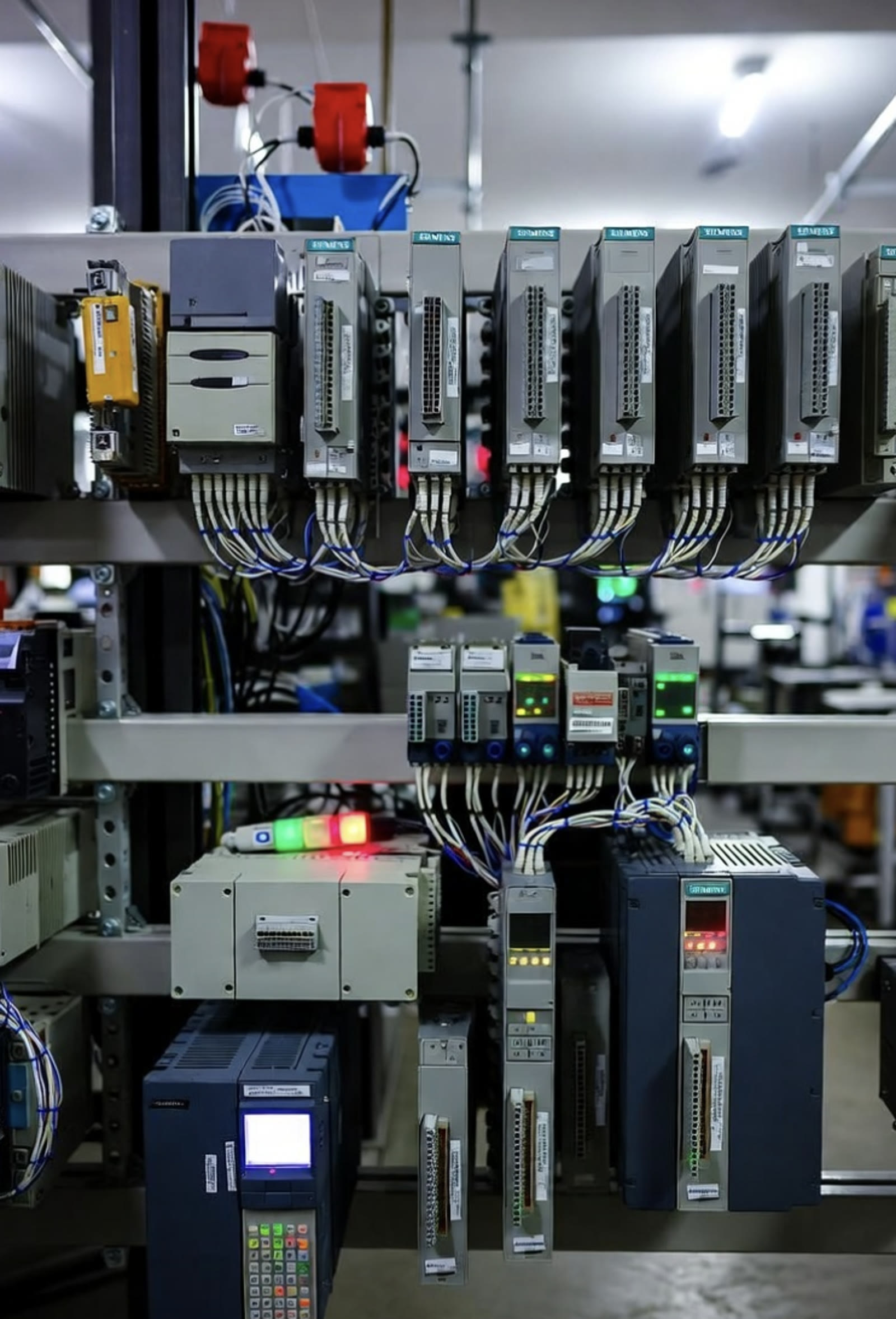 Industrial control panel / PLC rack